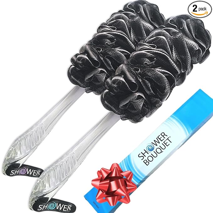Charcoal Black Back-scrubbers