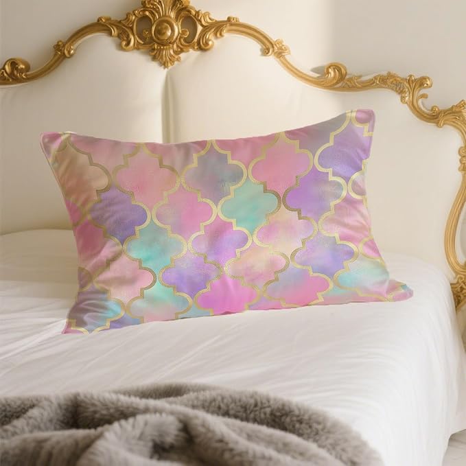 Vintage Colorful Moroccan Gold Line