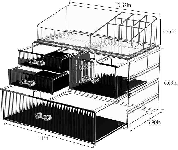 (1 Base, 3 Drawers) with Top