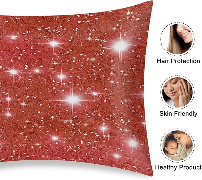 Red Glitter Stars