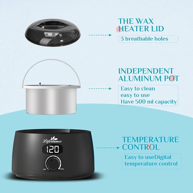 Single LCD (Black) Warmer