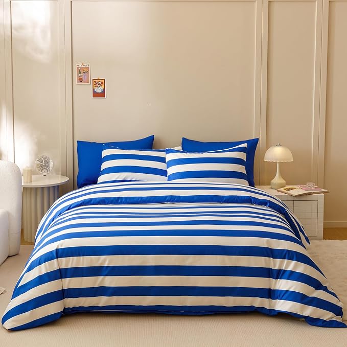 Royal White Stripe