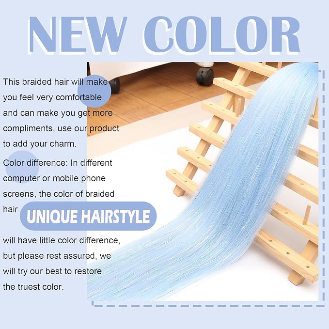 babyblue with tinsel