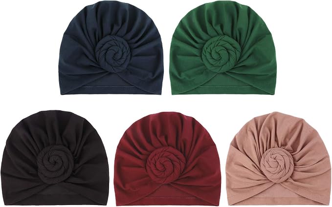 5 Pack Donuts: Tan, Black, Navy, Green, Wine