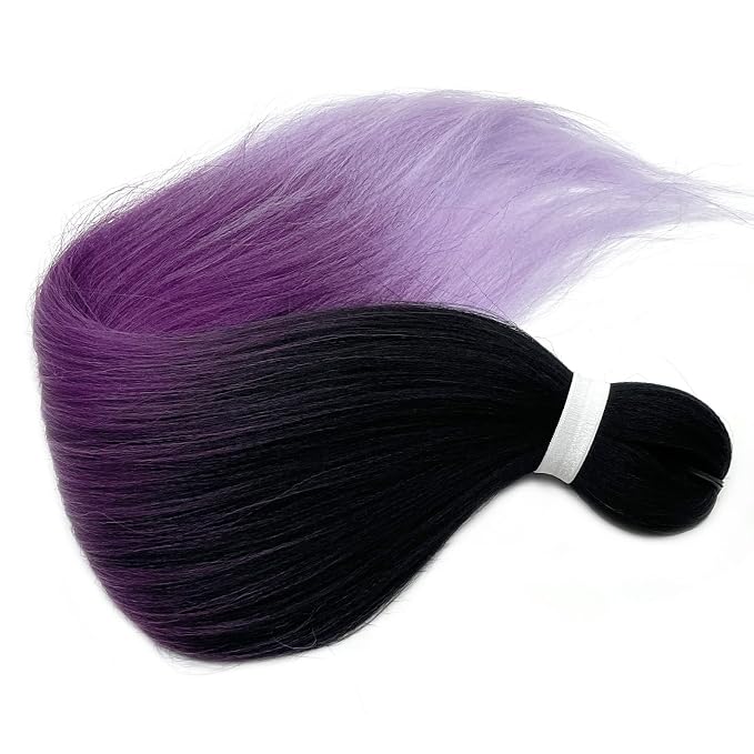Purple Ombre Braiding Hair