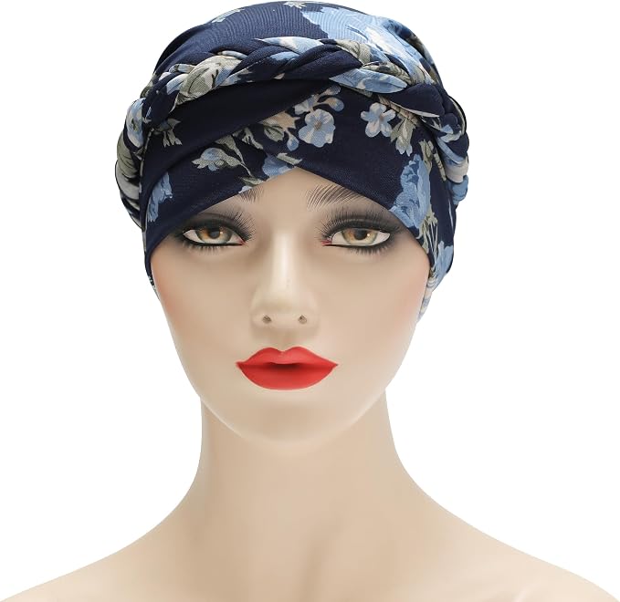 Braid Floral Navy