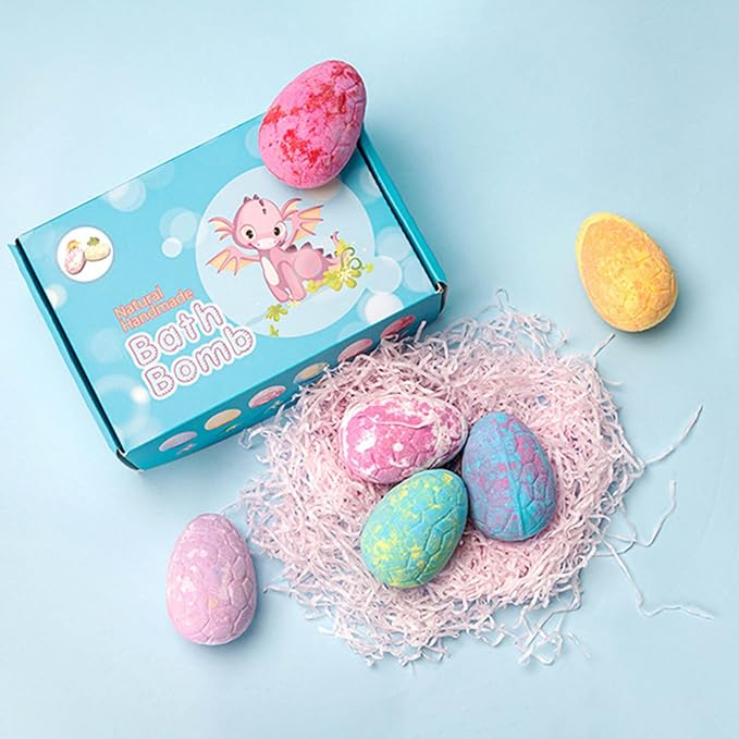 Dinosaur Egg 6pc Blue Box