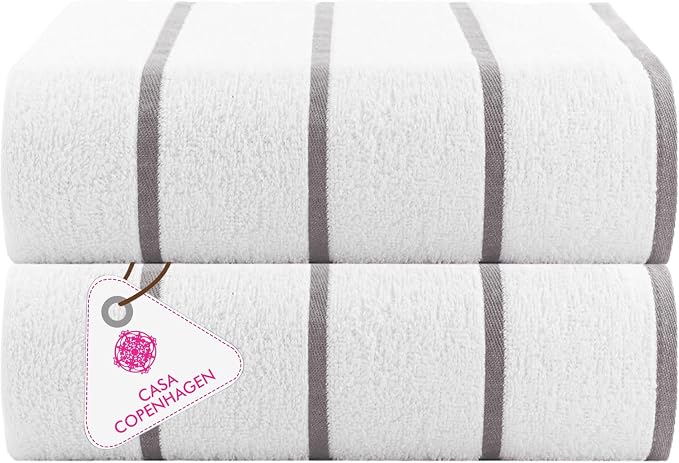 Cabana 2pcs Pool Towel Set White Ash