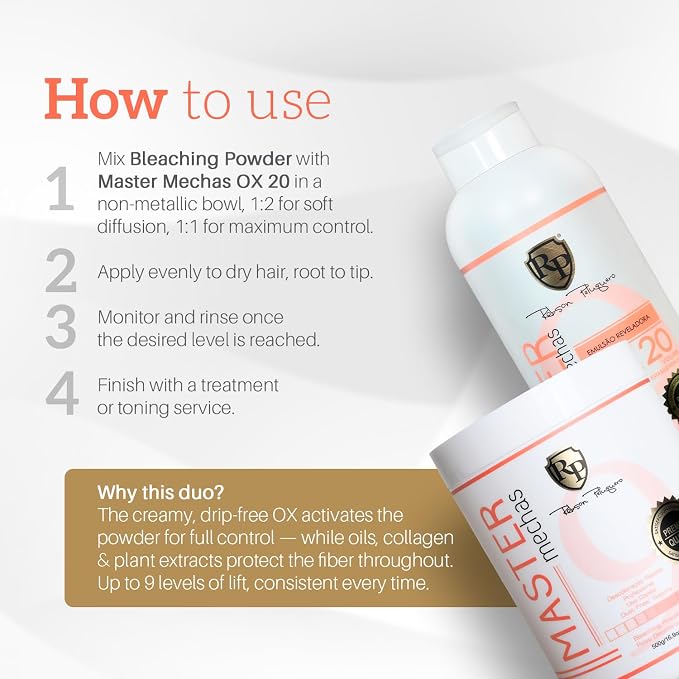 Kit - 500g Powder + 900mL OX 20 Volume Developer