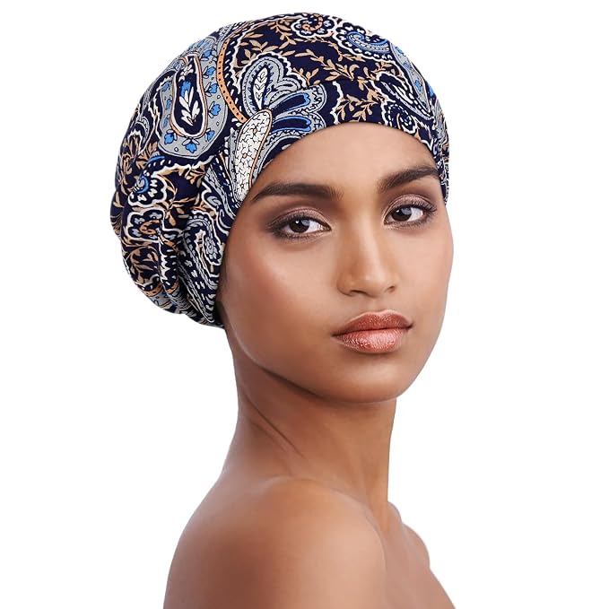 Navy Paisley
