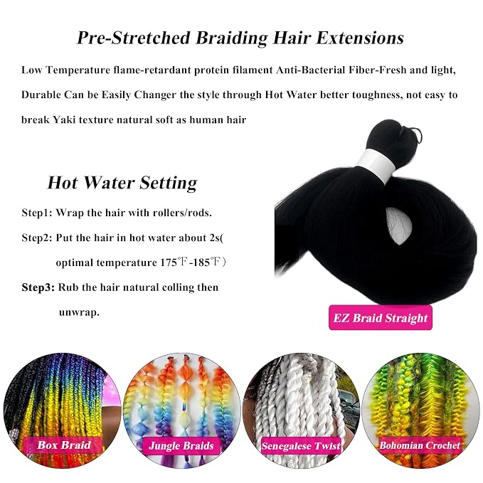 1B Braids Hair Extensions