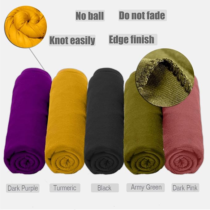 Black,army Green,dark Pink,dark Purple,turmeric