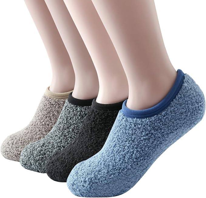 Khaki/Gray/Black/Blue 4pairs