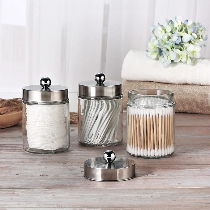 Jar Clear/Lid Brushed Nickel