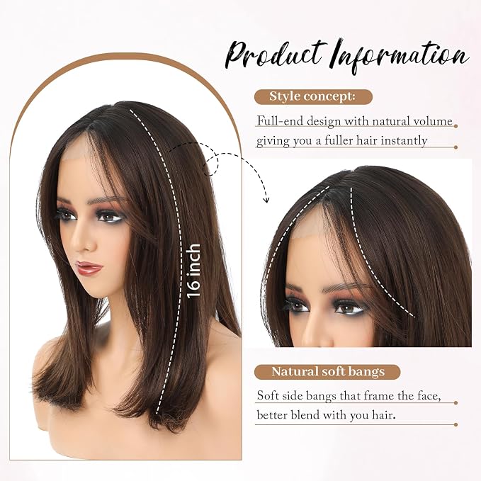 Dark Brown with Chestnut Brown Hidhlights