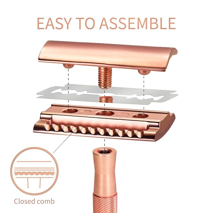 Rose Gold Razor