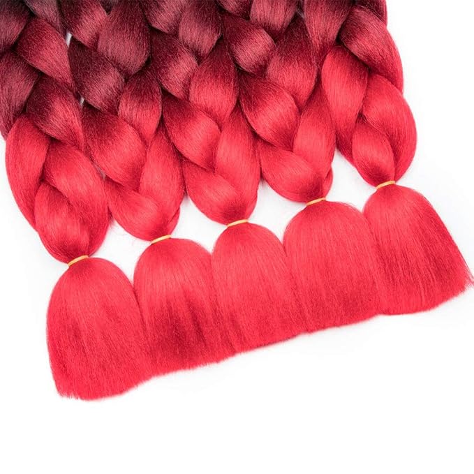 Black/Burgundy/Red 5 pcs