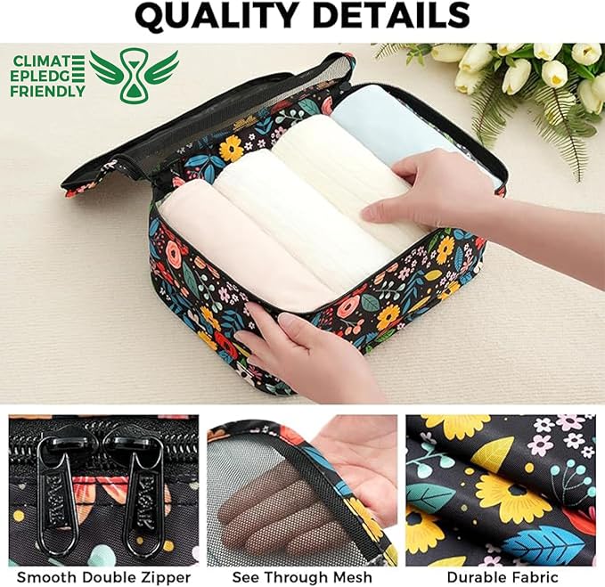 Black floral