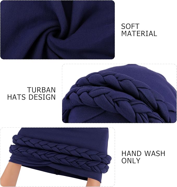 5 Pcs Double Twisted Braids: Beige/Navy Blue/Black/Coffee/Dark Grey