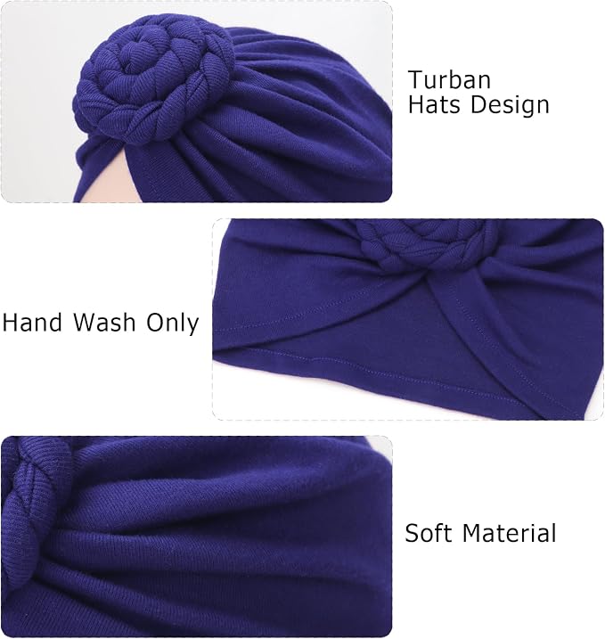 5 Pcs Donut Flower: White, Yellow, Navy Blue, Dark Coffee, Black