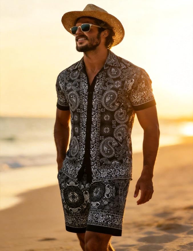 Black Luxury Paisley