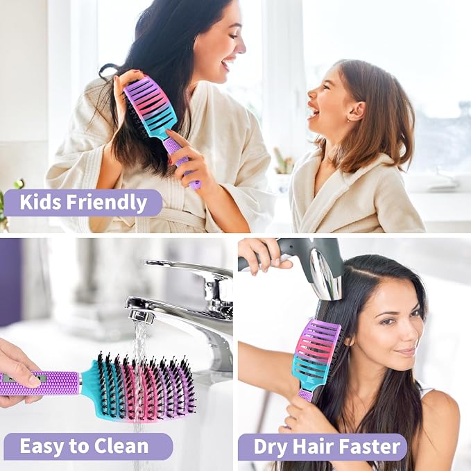 Mint Green & Purple