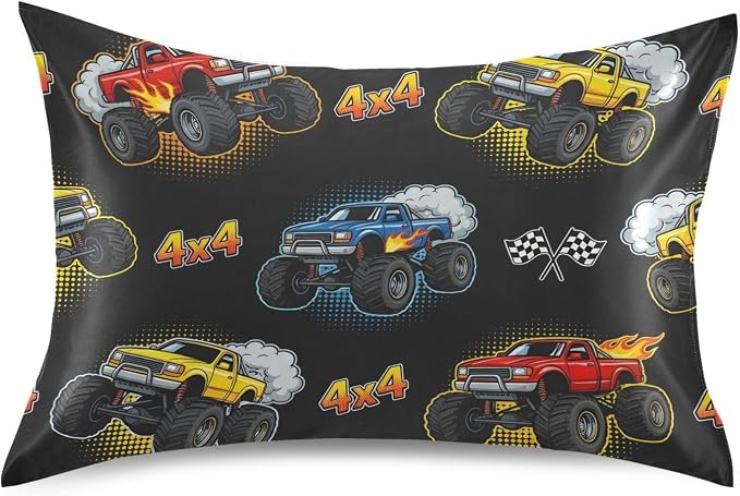 014-monster Truck Fire Black