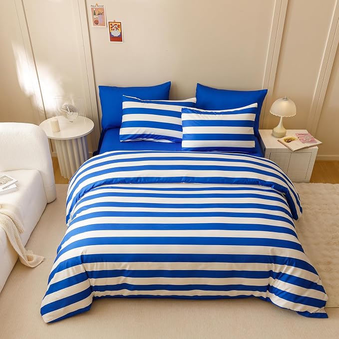Royal White Stripe