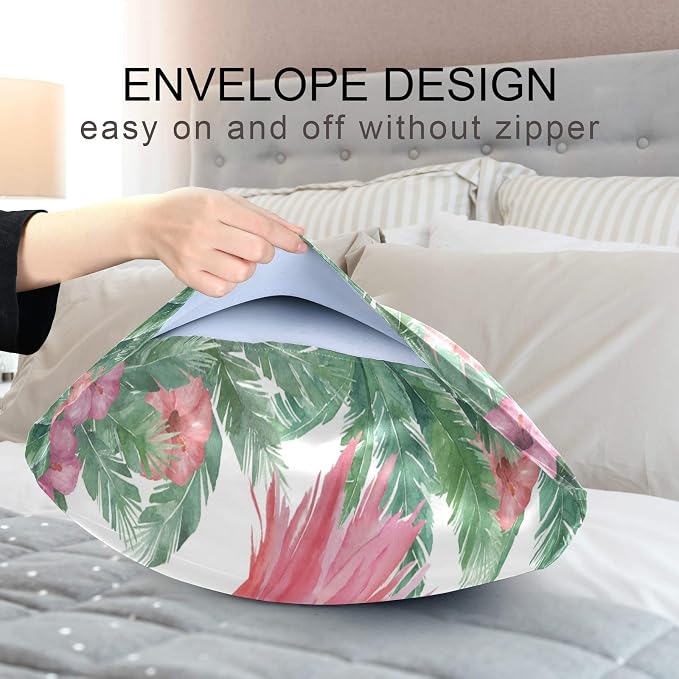 Tropical Palm Tree Flamingo