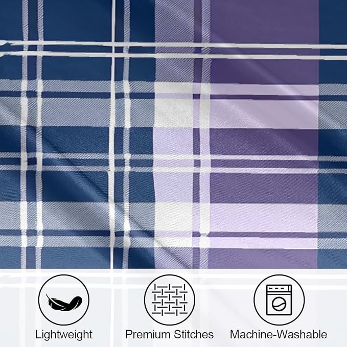 Blue Purple Plaid