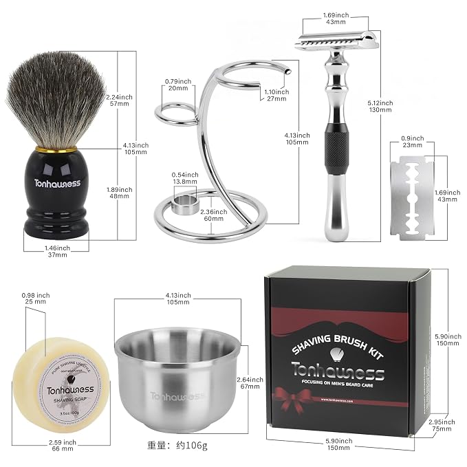 Black Handle With Razor