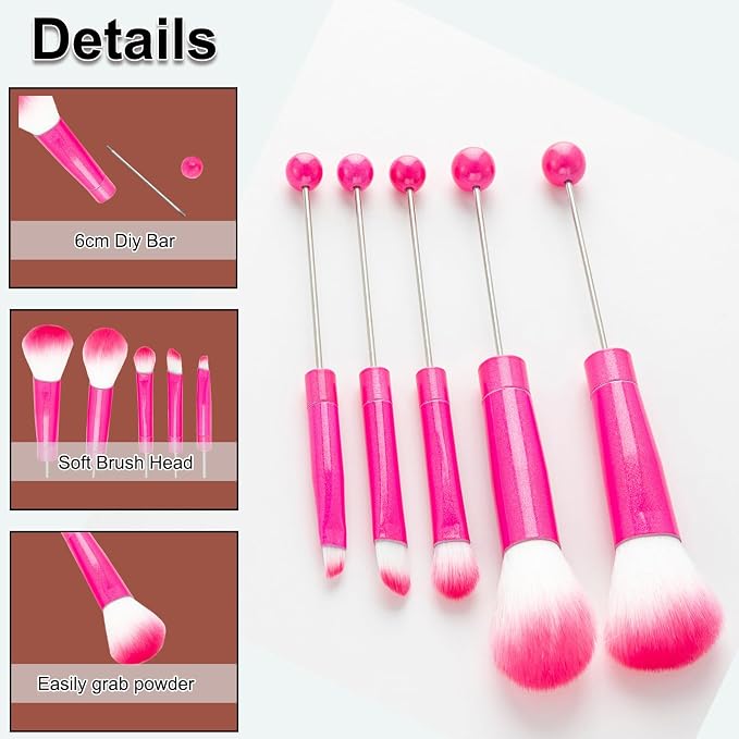 new rose pink brushes