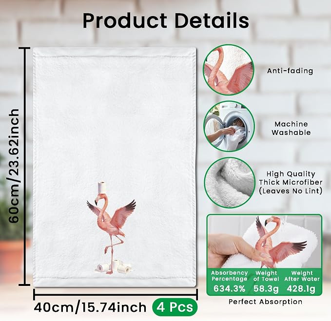 Bath Flamingos