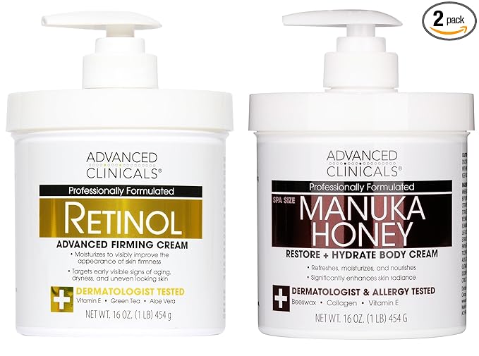 Retinol + Manuka Honey Cream Bundle