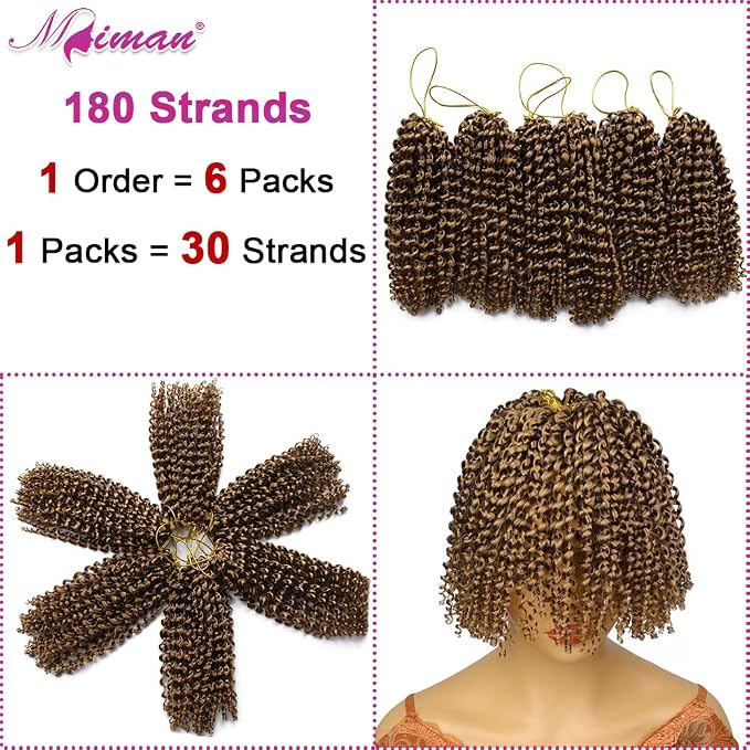 Passion Twist Crochet Hair-Blonde