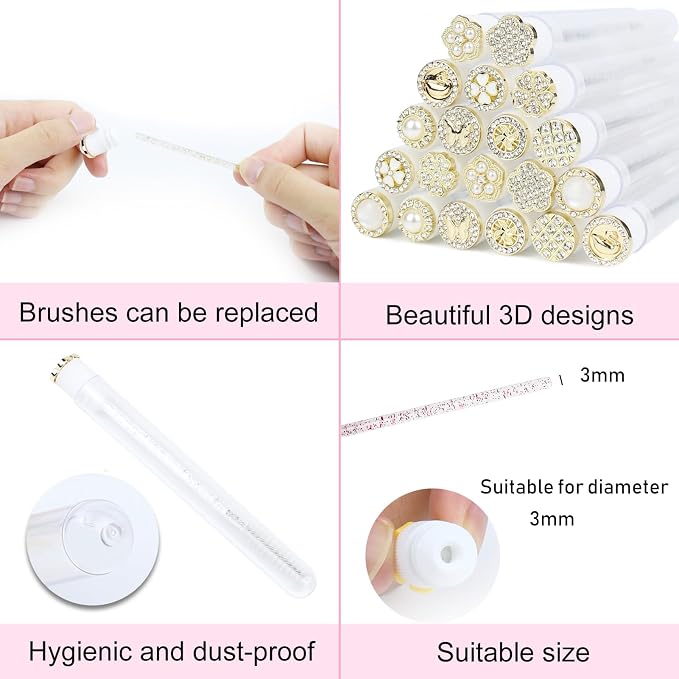 30pcs-Golden Metal-MIX