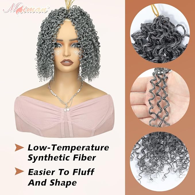 Yanky Twist Crochet Hair-Silver Grey