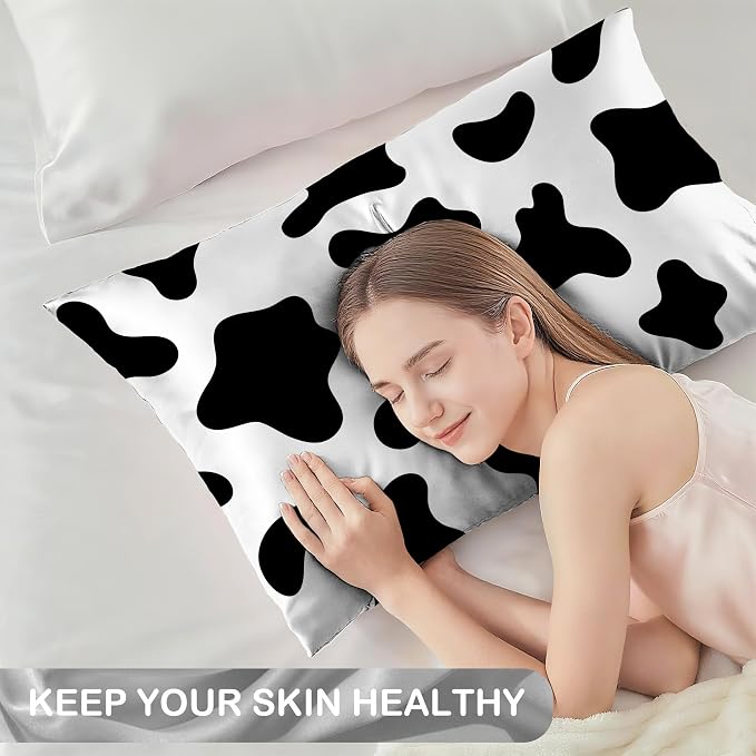 Black and White Cow Print