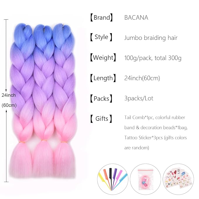 Blue/Purple/Pink