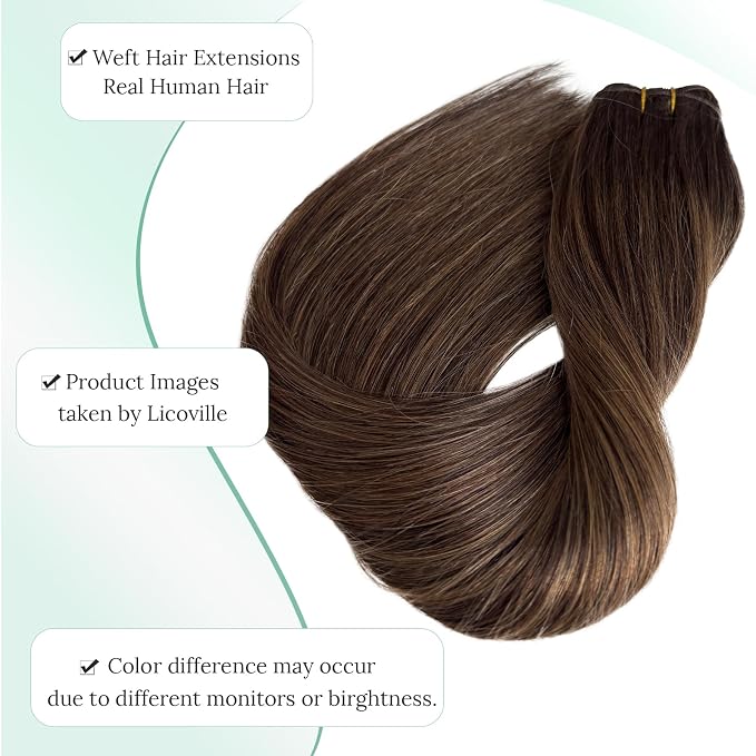 #2T6P2 Balayage Dark Brown Mixed Chestnut Brown