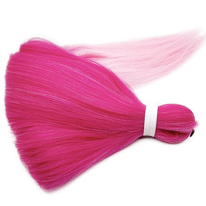 Mixed Pink Braiding Hair
