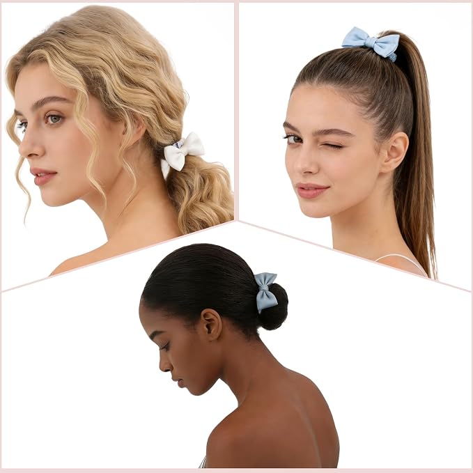 Pure White & Baby Blue & Dusty Blue
