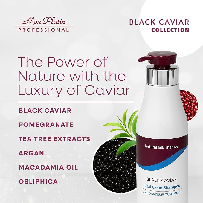Black Caviaer Shampoo For Dandruff Treatment.