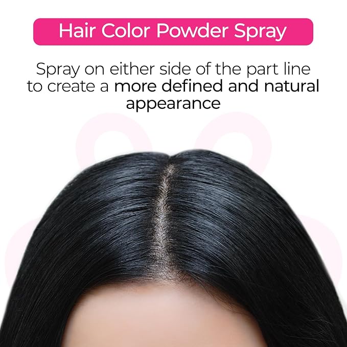 Hair Color Powder Spray - Blackish