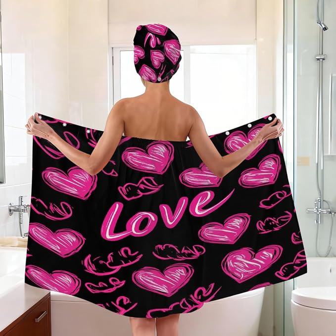 Pink Hearts and Lips