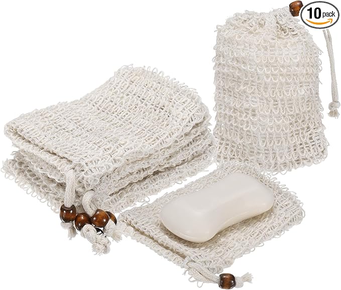 Beige With Light Brown Wooden Bead