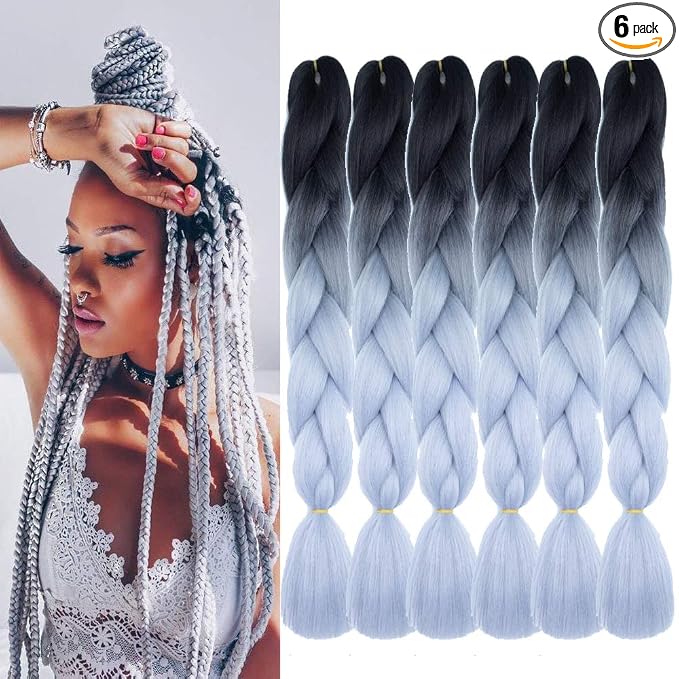 Black to Silvery Gray