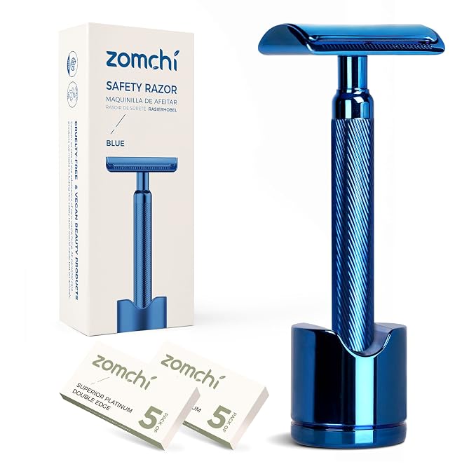 Noble Blue Razor with Stand