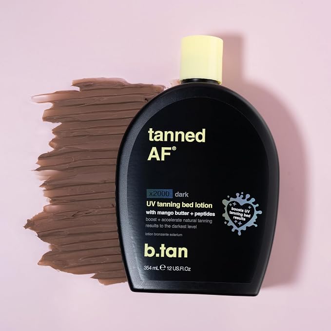 dark UV tanning lotion