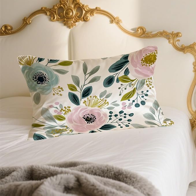 Pink and Blue Floral Flowers